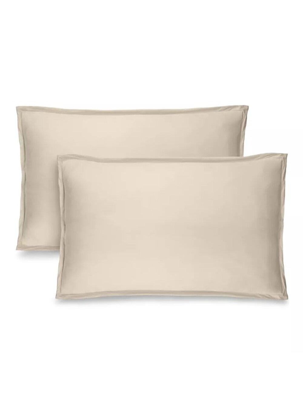Bare Home Sand Beige Microfiber 2 Pillowcase Set Standard Size 20" x 26"